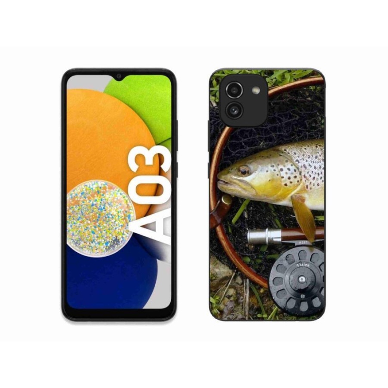 Gélový obal mmCase na mobil Samsung Galaxy A03 - pstruh 2