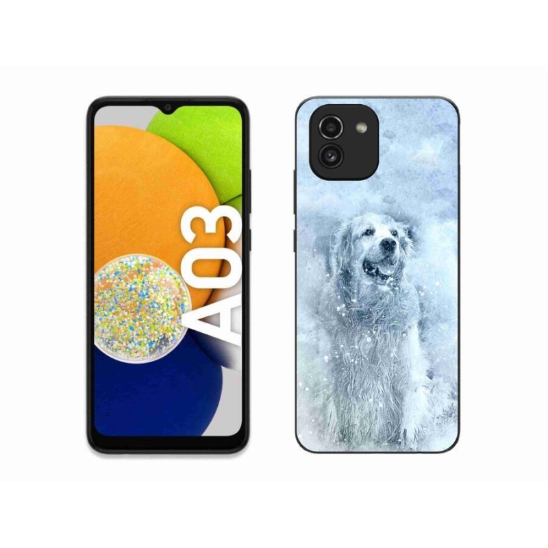 Gélový obal mmCase na mobil Samsung Galaxy A03 - retriever