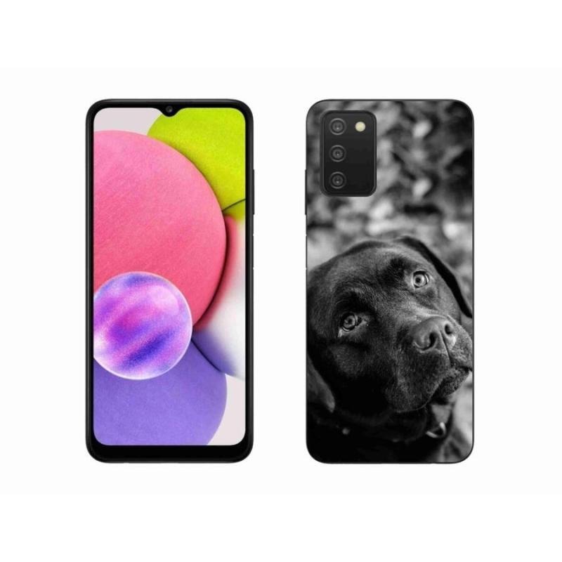 Gélový obal mmCase na mobil Samsung Galaxy A03s (166.6 x 75.9 x 9.1) - labrador