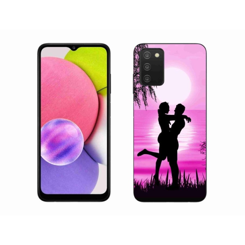 Gélový obal mmCase na mobil Samsung Galaxy A03s (166.6 x 75.9 x 9.1) - západ slnka