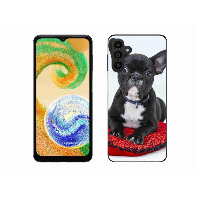 Gélový obal mmCase na mobil Samsung Galaxy A04s (164.7x76.7x9.1mm) - buldog