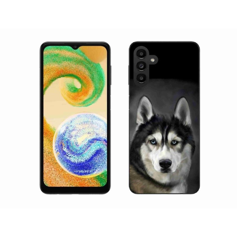 Gélový obal mmCase na mobil Samsung Galaxy A04s (164.7x76.7x9.1mm) - husky