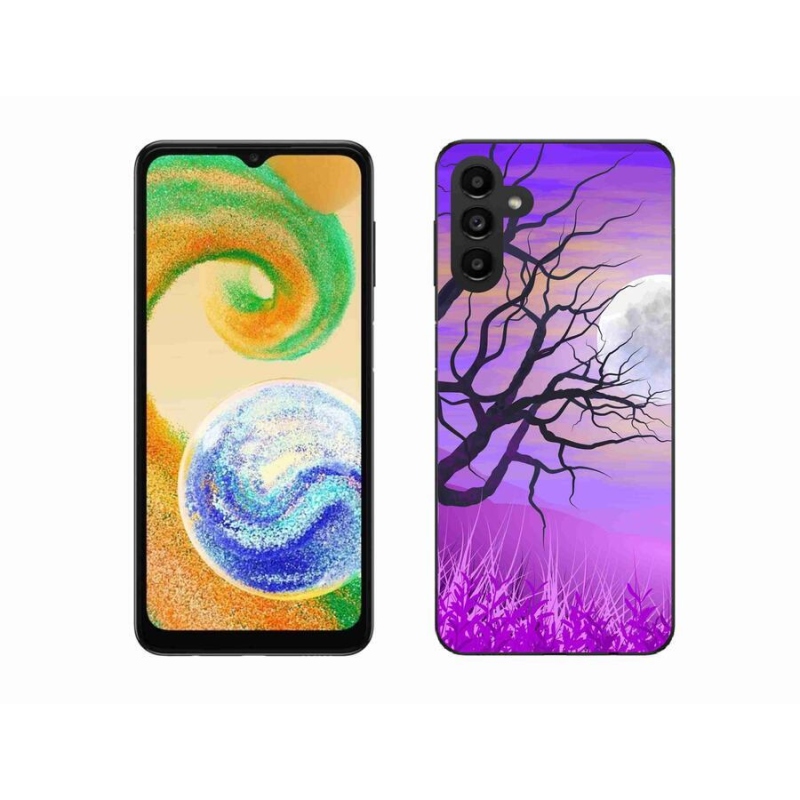 Gélový obal mmCase na mobil Samsung Galaxy A04s (164.7x76.7x9.1mm) - kreslený spadaný strom