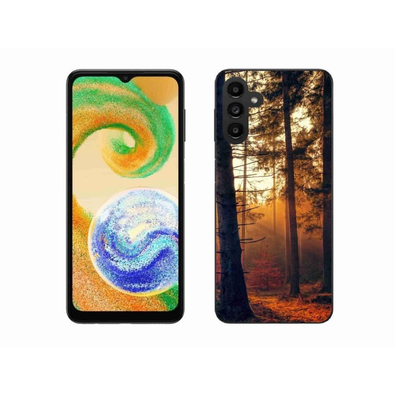 Gélový obal mmCase na mobil Samsung Galaxy A04s (164.7x76.7x9.1mm) - les