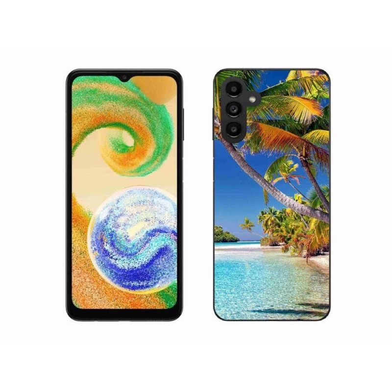 Gélový obal mmCase na mobil Samsung Galaxy A04s (164.7x76.7x9.1mm) - morská pláž