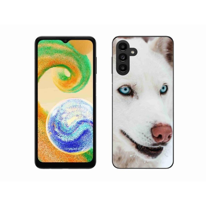 Gélový obal mmCase na mobil Samsung Galaxy A04s (164.7x76.7x9.1mm) - psí pohľad