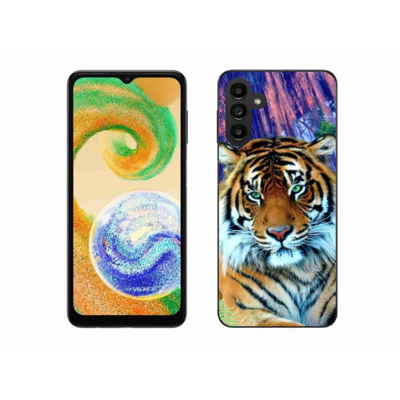 Gélový obal mmCase na mobil Samsung Galaxy A04s (164.7x76.7x9.1mm) - tiger