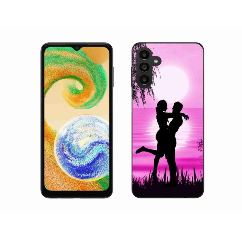 Gélový obal mmCase na mobil Samsung Galaxy A04s (164.7x76.7x9.1mm) - západ slnka