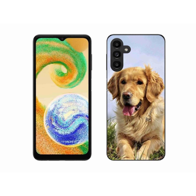 Gélový obal mmCase na mobil Samsung Galaxy A04s (164.7x76.7x9.1mm) - zlatý retriever