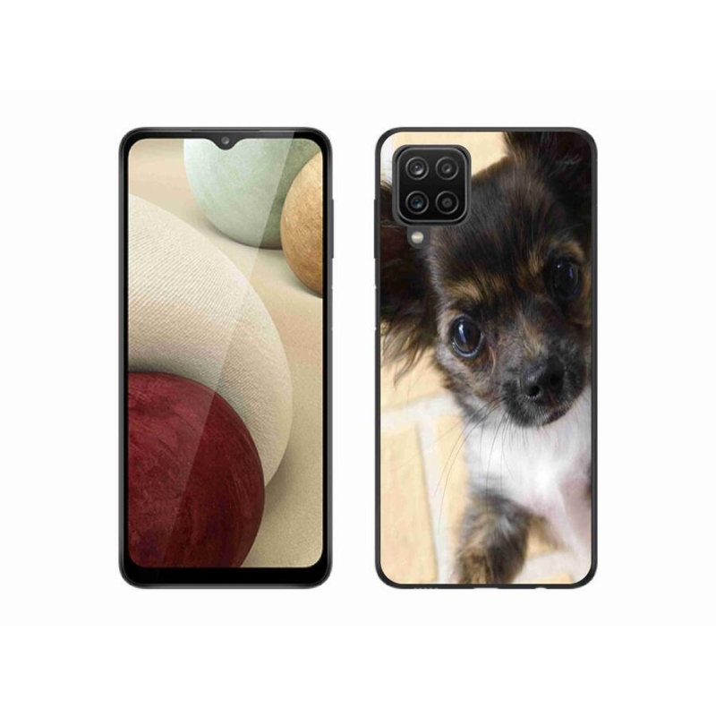 Gélový obal mmCase na mobil Samsung Galaxy A12 - čivava 2