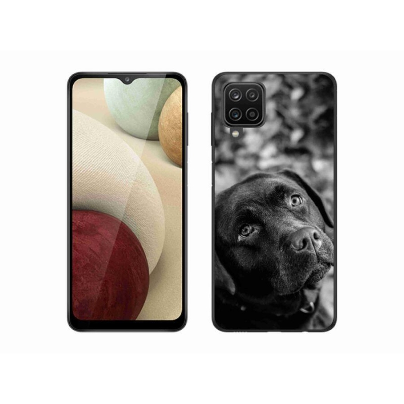 Gélový obal mmCase na mobil Samsung Galaxy A12 - labrador