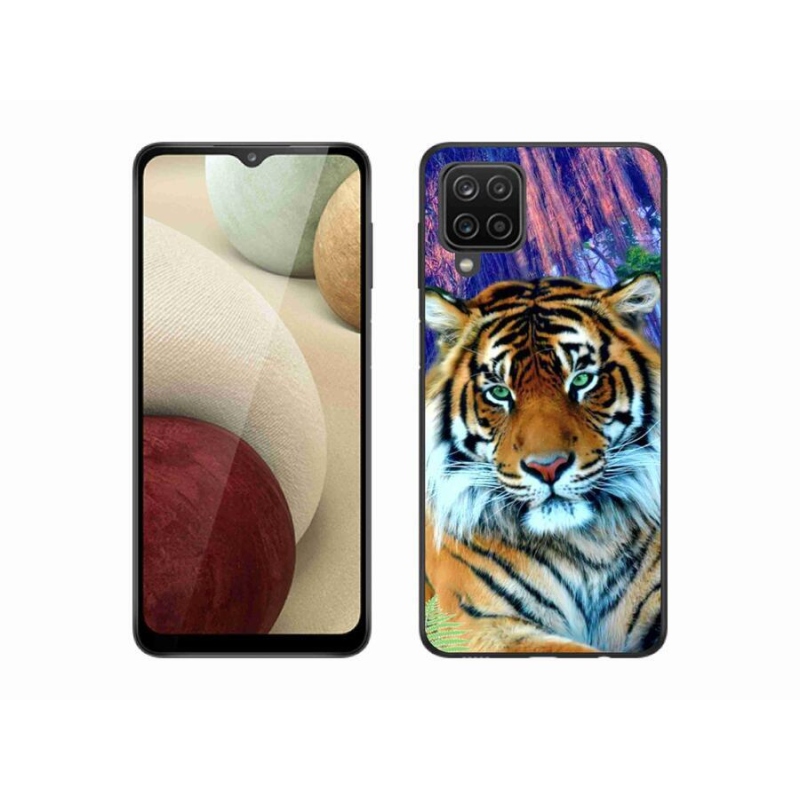 Gélový obal mmCase na mobil Samsung Galaxy A12 - tiger