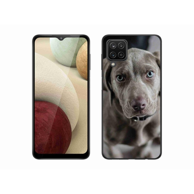 Gélový obal mmCase na mobil Samsung Galaxy A12 - weimarský stavač