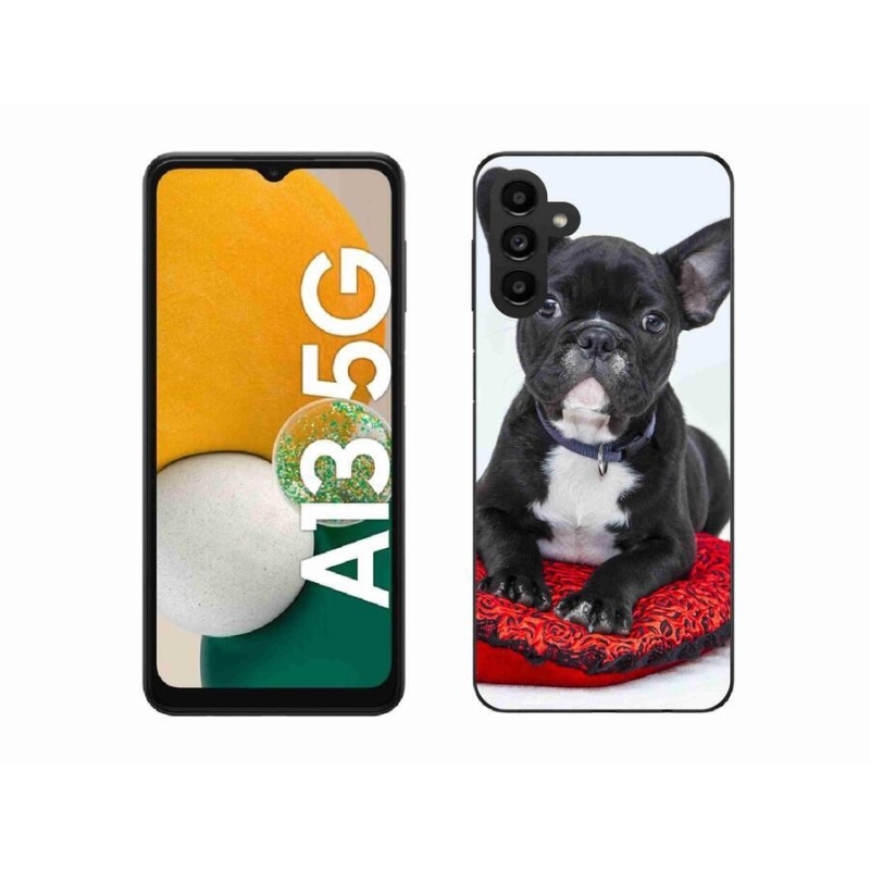 Gélový obal mmCase na mobil Samsung Galaxy A13 5G - buldog