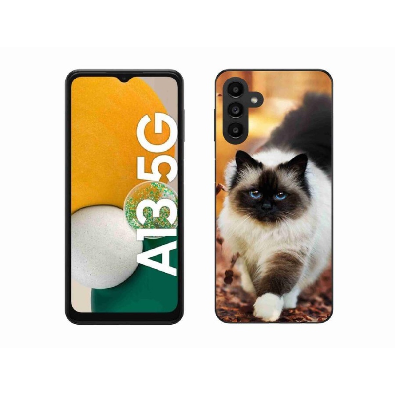 Gélový obal mmCase na mobil Samsung Galaxy A13 5G - mačka
