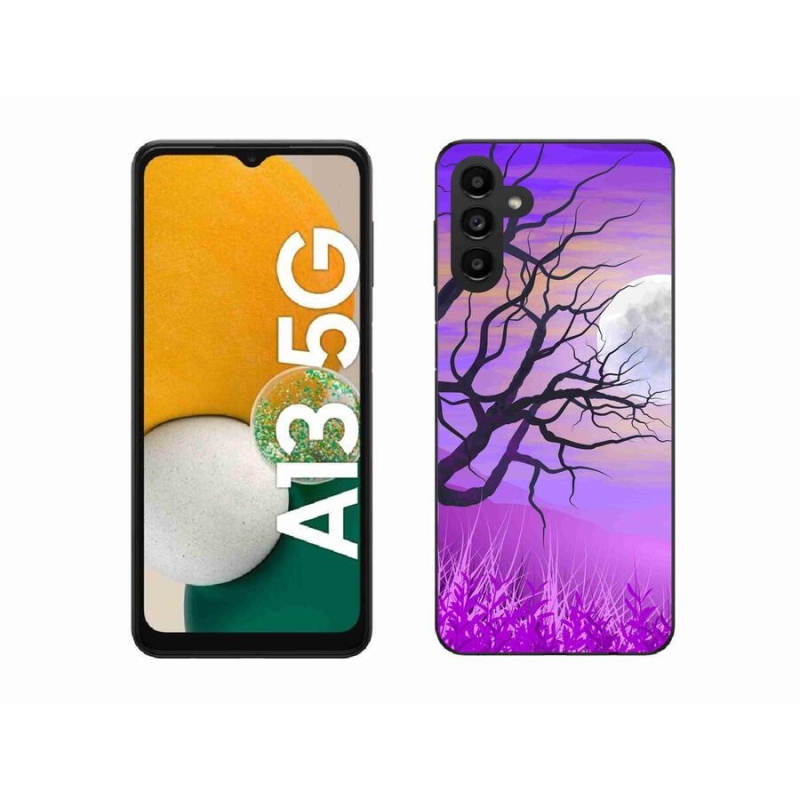 Gélový obal mmCase na mobil Samsung Galaxy A13 5G - kreslený spadaný strom