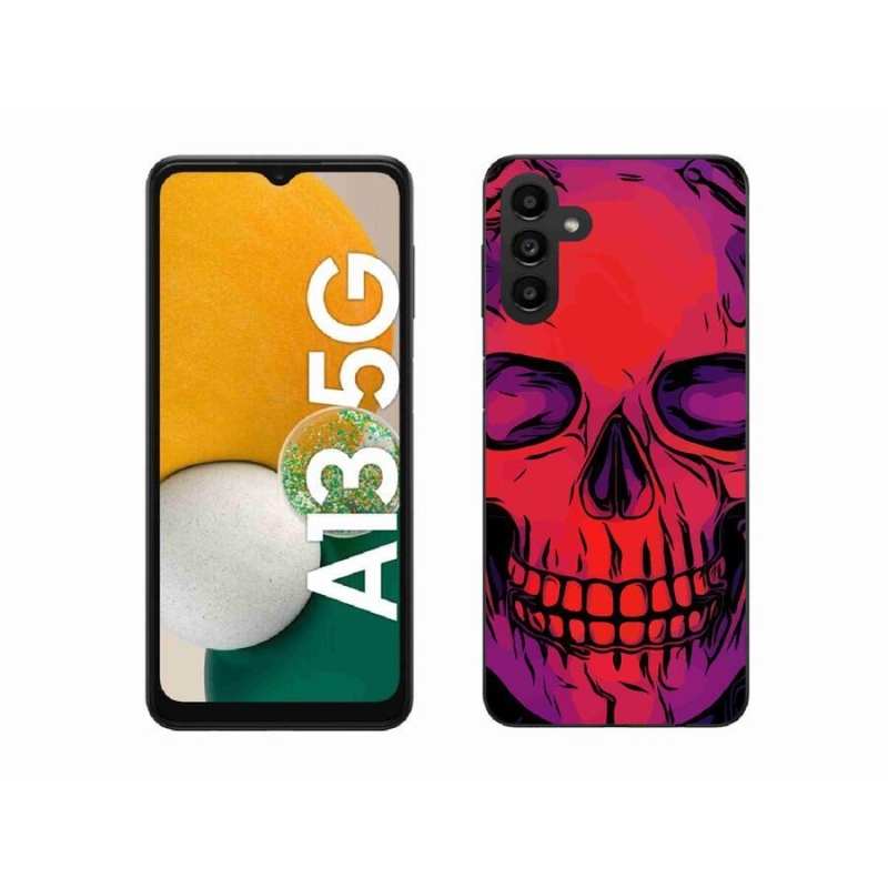 Gélový obal mmCase na mobil Samsung Galaxy A13 5G - lebka