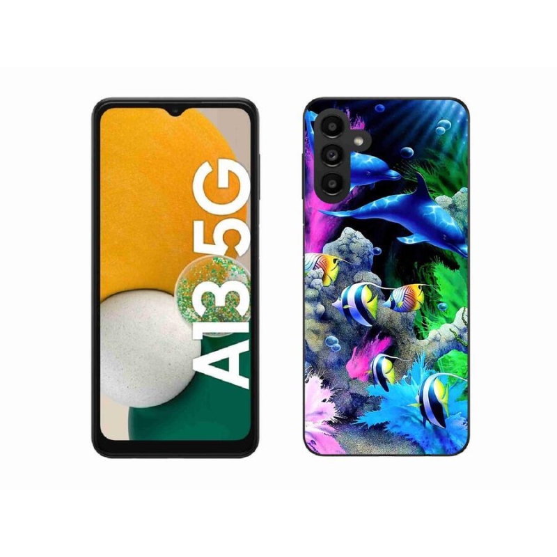 Gélový obal mmCase na mobil Samsung Galaxy A13 5G - morský svet