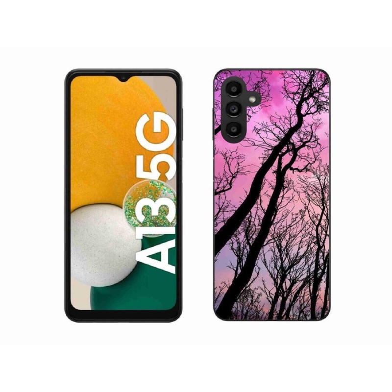Gélový obal mmCase na mobil Samsung Galaxy A13 5G - opadané stromy