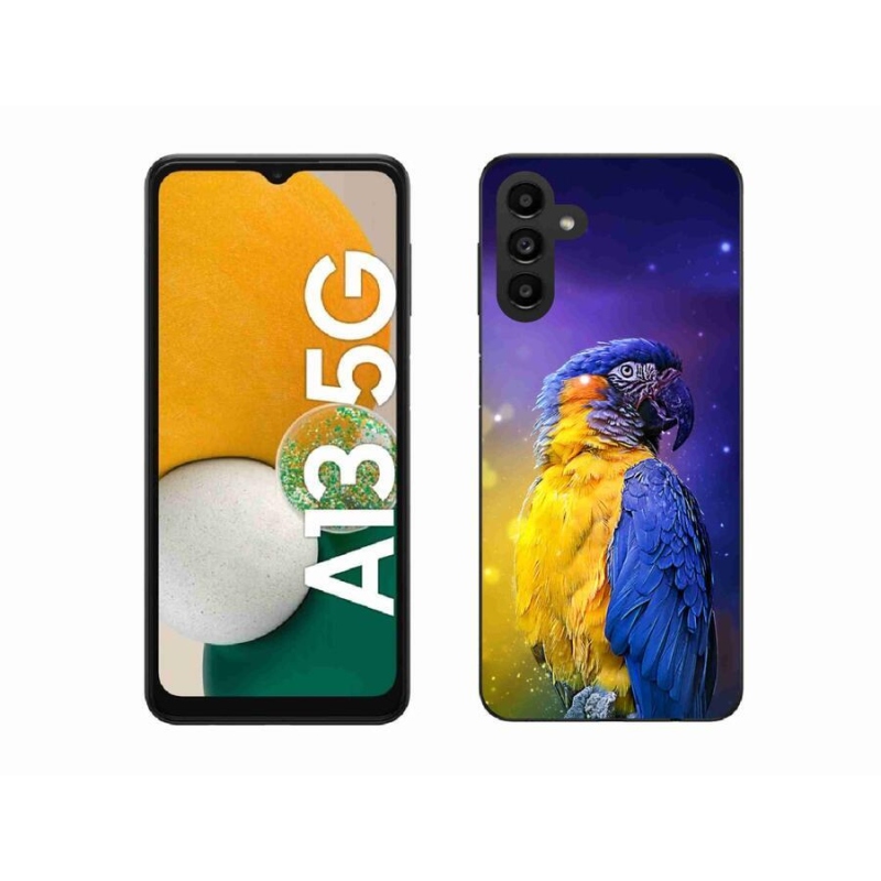Gélový obal mmCase na mobil Samsung Galaxy A13 5G - papagáj ara 1