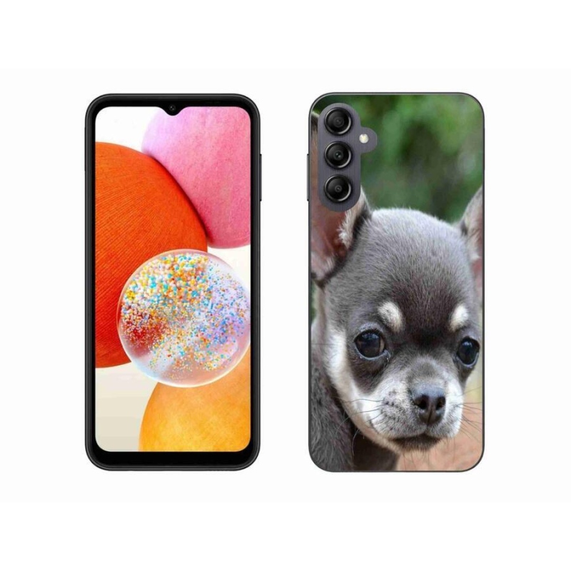 Gélový obal mmCase na mobil Samsung Galaxy A14 4G/5G - čivava
