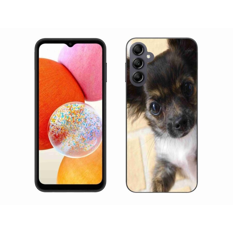 Gélový obal mmCase na mobil Samsung Galaxy A14 4G/5G - čivava 2