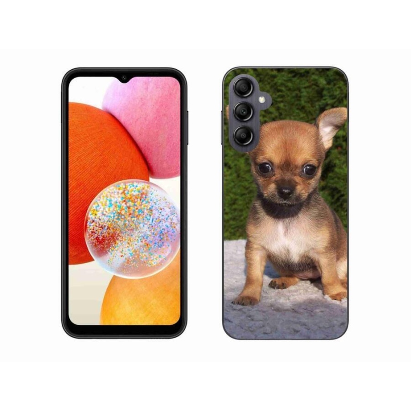 Gélový obal mmCase na mobil Samsung Galaxy A14 4G/5G - čivava 3