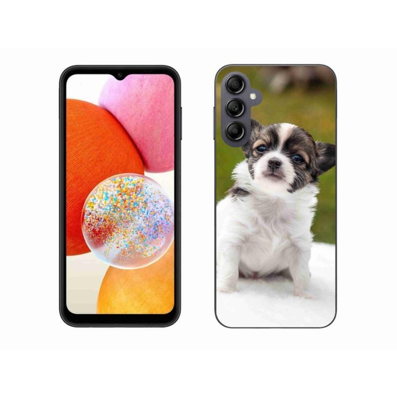 Gélový obal mmCase na mobil Samsung Galaxy A14 4G/5G - čivava 4