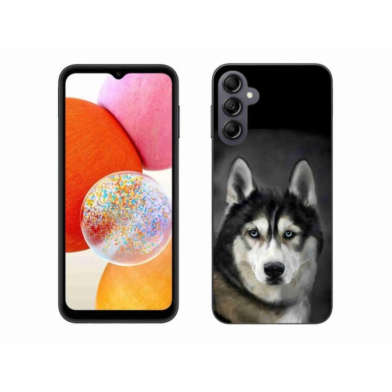 Gélový obal mmCase na mobil Samsung Galaxy A14 4G/5G - husky