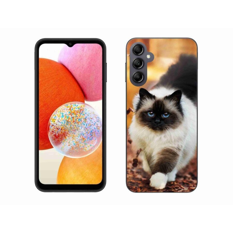 Gélový obal mmCase na mobil Samsung Galaxy A14 4G/5G - mačka