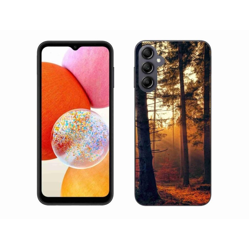 Gélový obal mmCase na mobil Samsung Galaxy A14 4G/5G - les