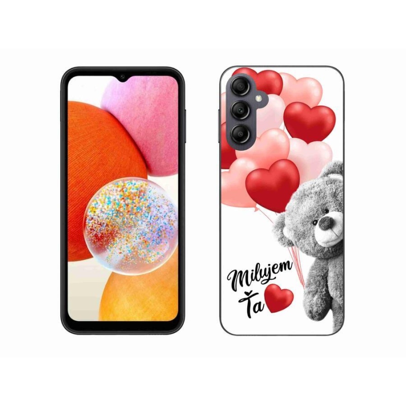Gélový obal mmCase na mobil Samsung Galaxy A14 4G/5G - milujem Ťa sk