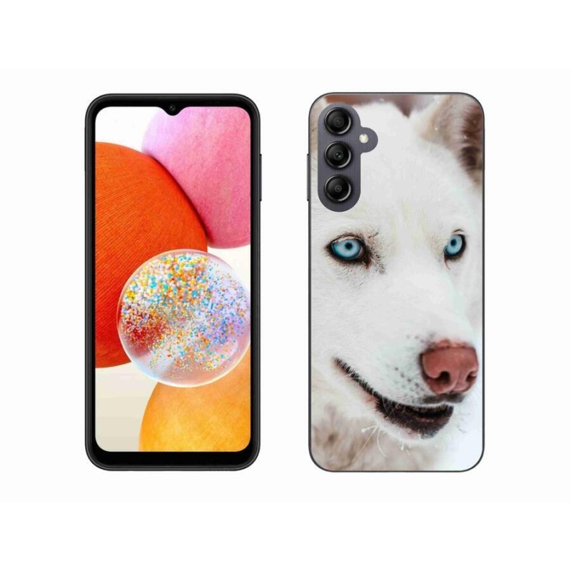 Gélový obal mmCase na mobil Samsung Galaxy A14 4G/5G - psí pohľad