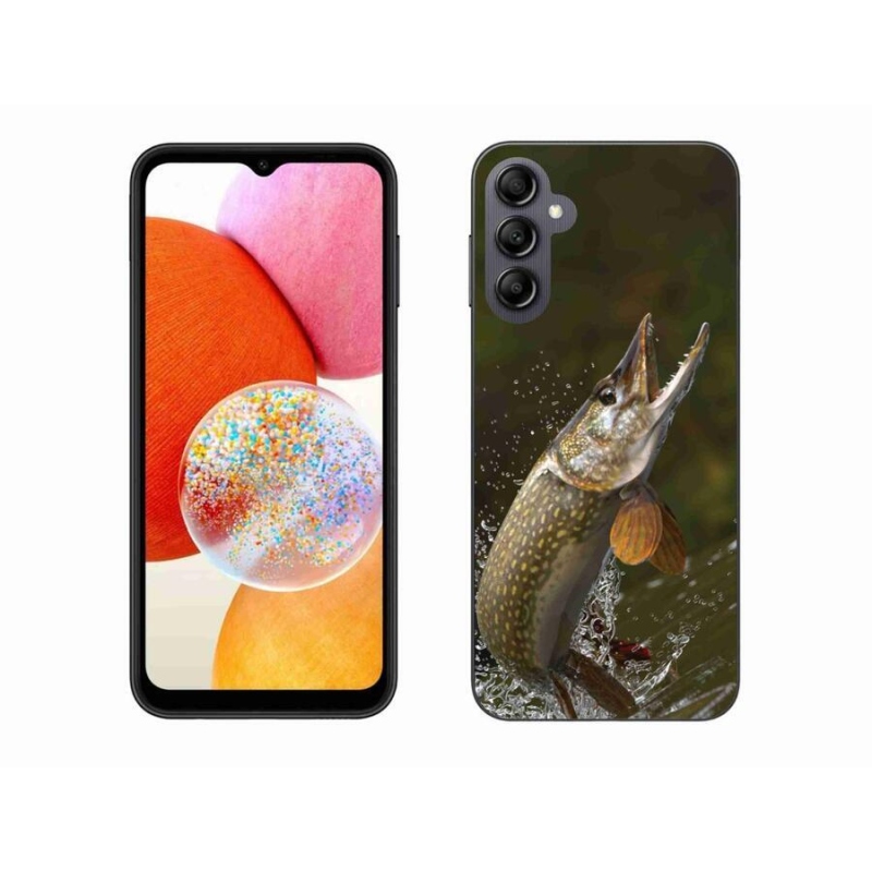 Gélový obal mmCase na mobil Samsung Galaxy A14 4G/5G - šťuka