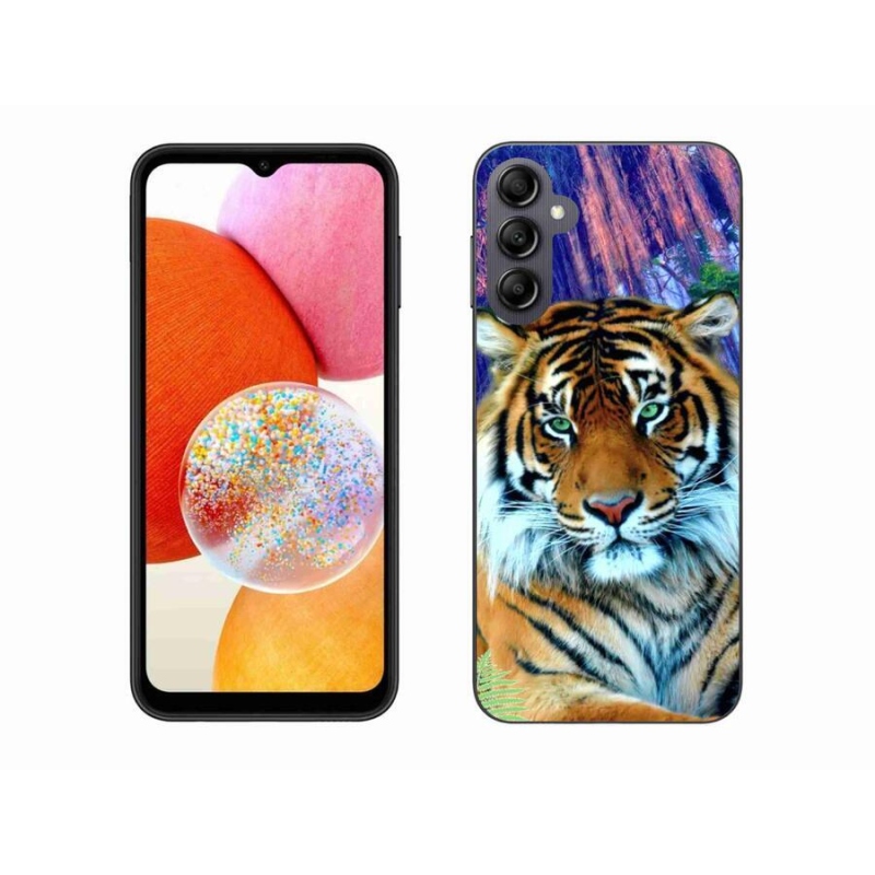 Gélový obal mmCase na mobil Samsung Galaxy A14 4G/5G - tiger