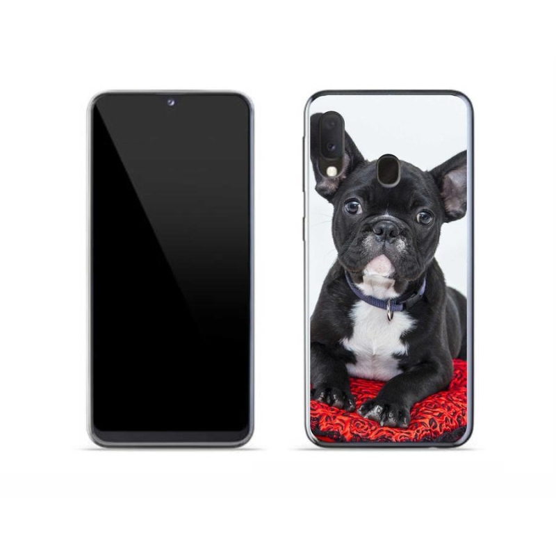 Gélový obal mmCase na mobil Samsung Galaxy A20e - buldog