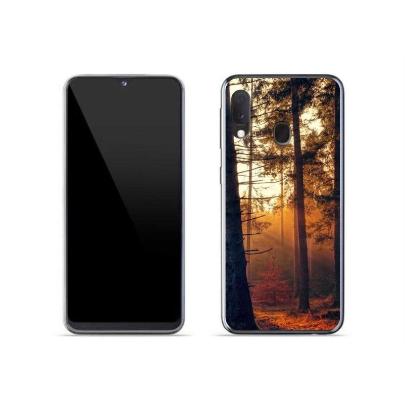 Gélový obal mmCase na mobil Samsung Galaxy A20e - les