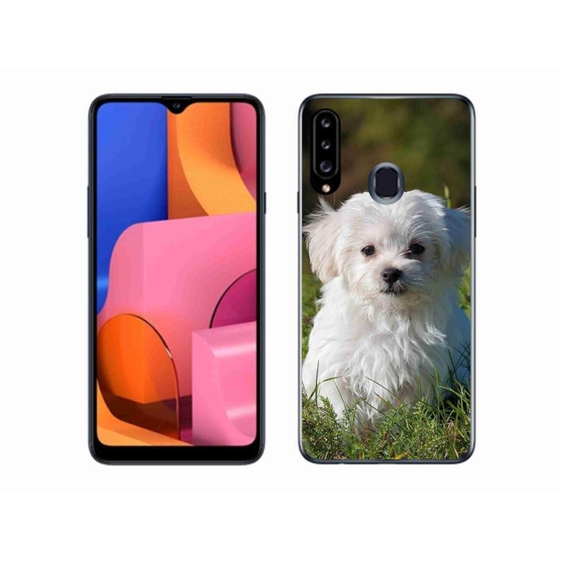 Gélový obal mmCase na mobil Samsung Galaxy A20s - bišon