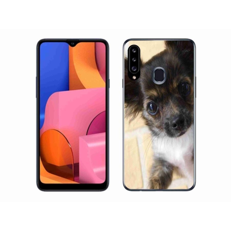 Gélový obal mmCase na mobil Samsung Galaxy A20s - čivava 2