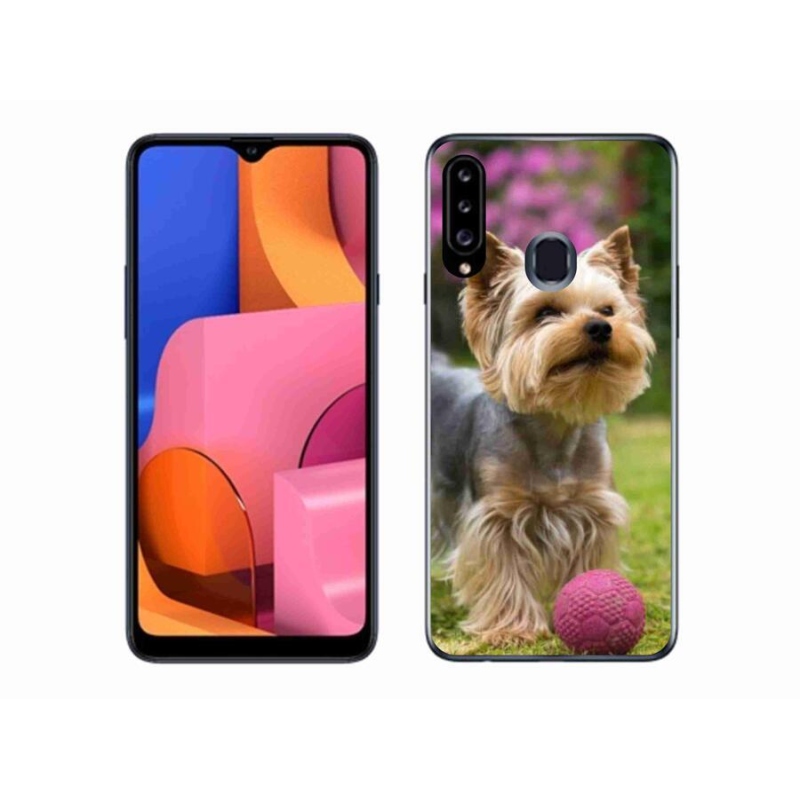 Gélový obal mmCase na mobil Samsung Galaxy A20s - jorkšír 4