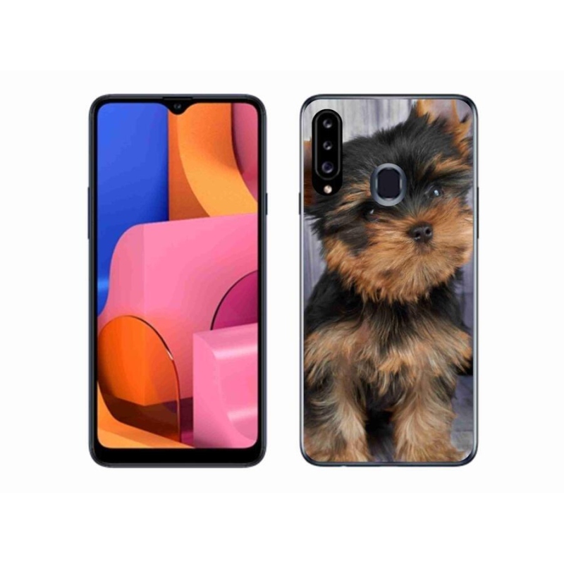 Gélový obal mmCase na mobil Samsung Galaxy A20s - jorkšír 9