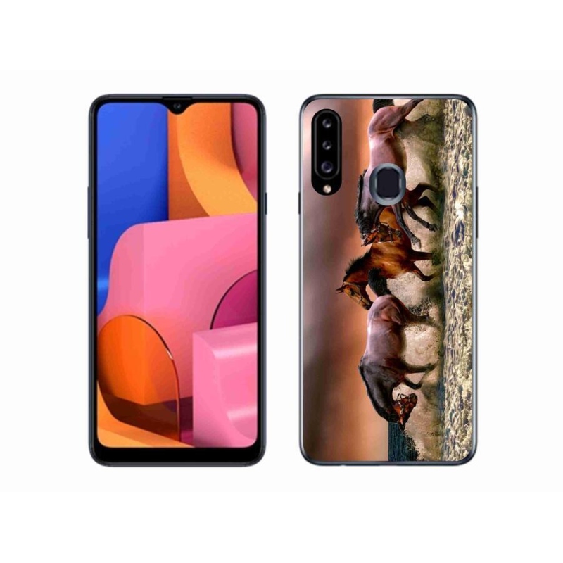 Gélový obal mmCase na mobil Samsung Galaxy A20s - kone 1