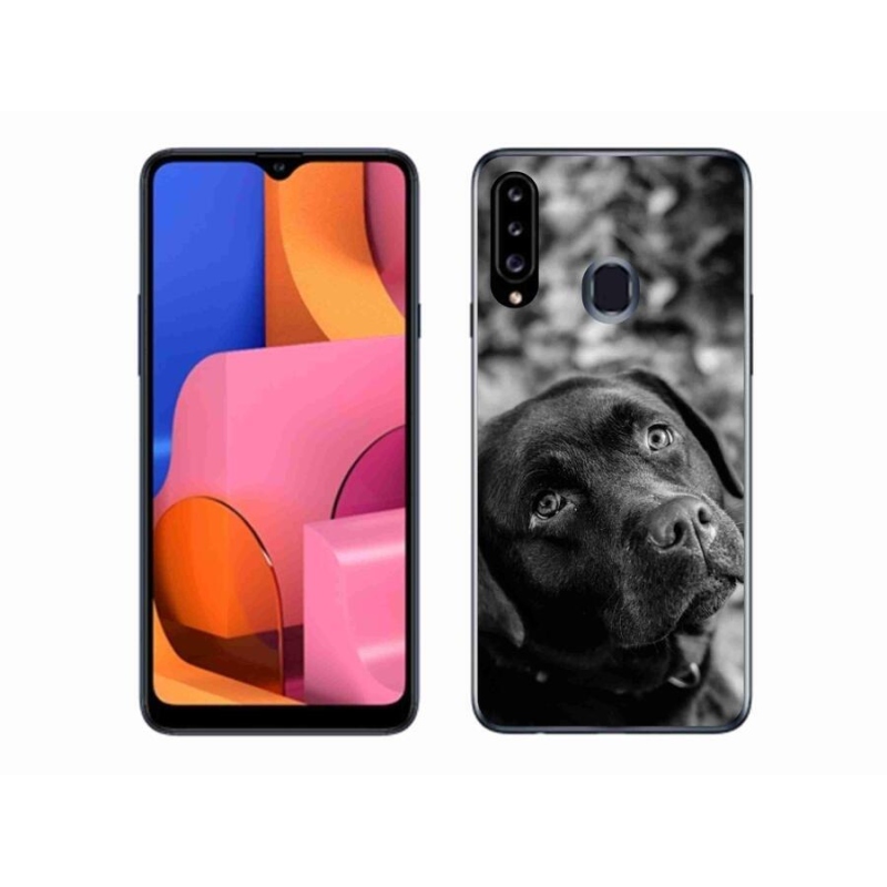 Gélový obal mmCase na mobil Samsung Galaxy A20s - labrador