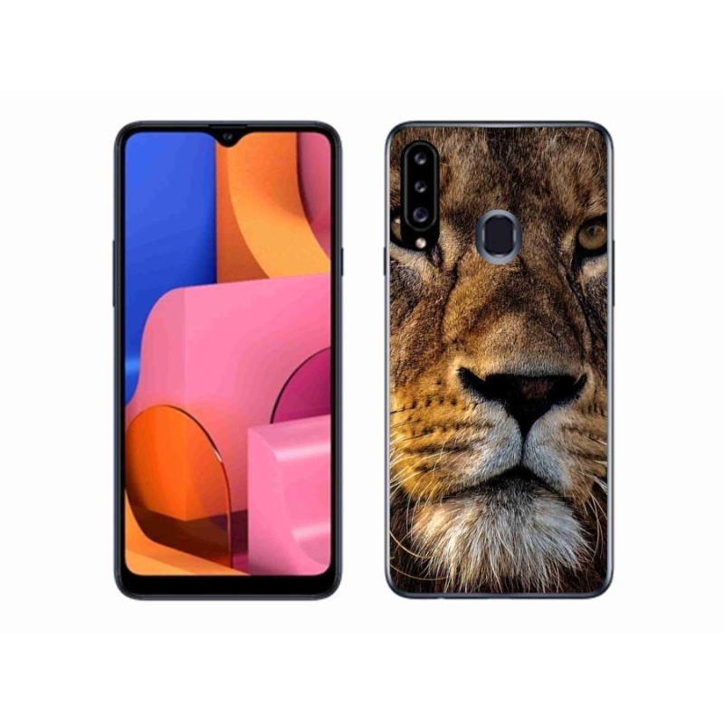 Gélový obal mmCase na mobil Samsung Galaxy A20s - lev