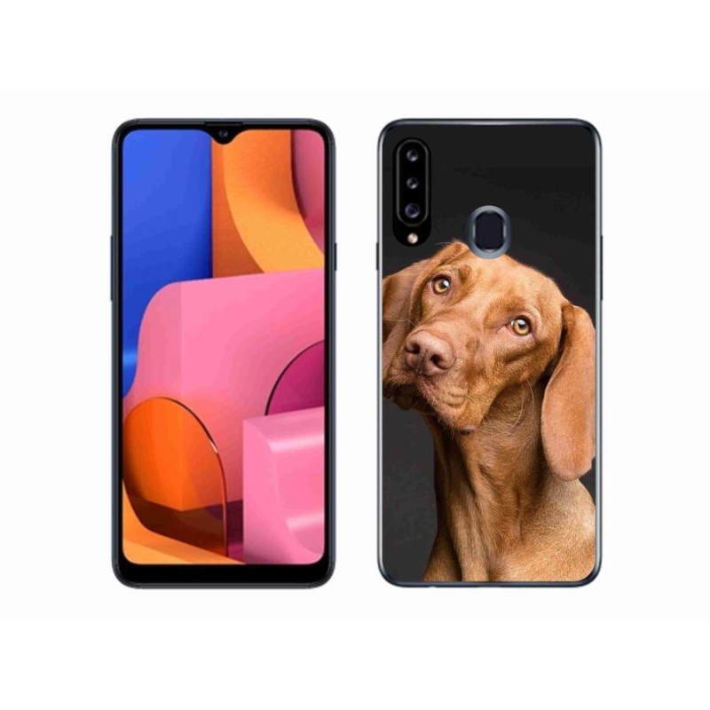 Gélový obal mmCase na mobil Samsung Galaxy A20s - maďarský stavač