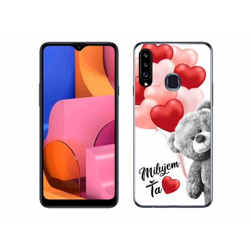 Gélový obal mmCase na mobil Samsung Galaxy A20s - milujem Ťa sk