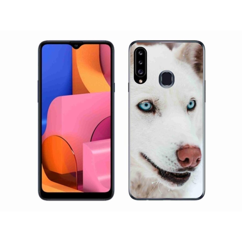 Gélový obal mmCase na mobil Samsung Galaxy A20s - psie pohľad