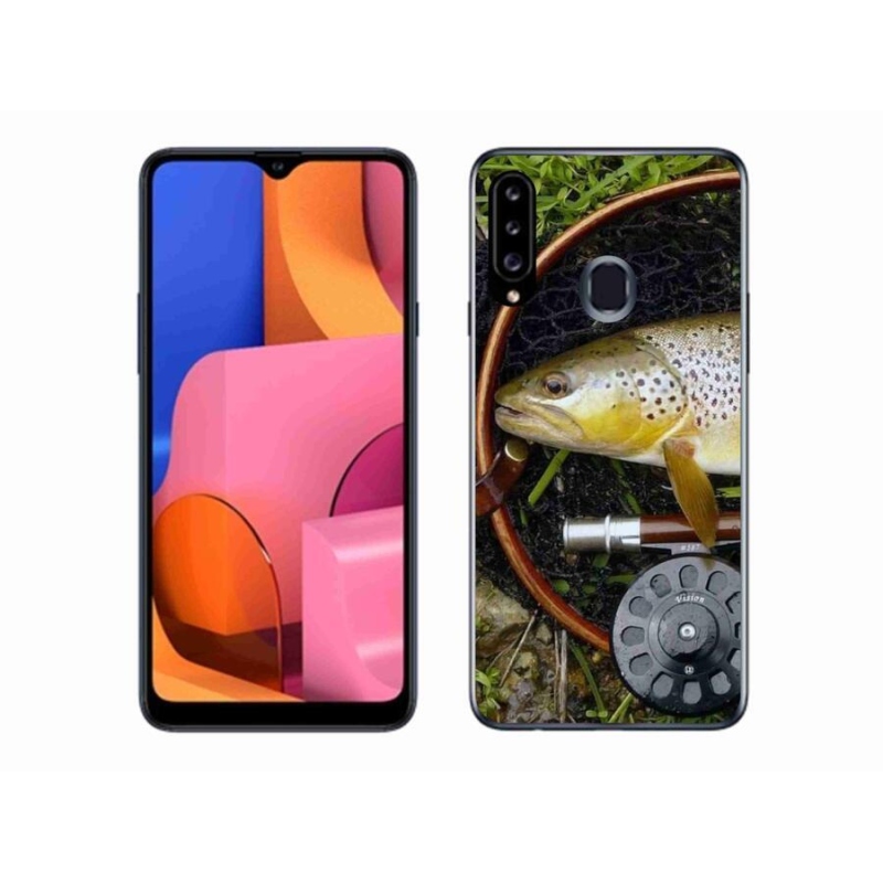 Gélový obal mmCase na mobil Samsung Galaxy A20s - pstruh 2