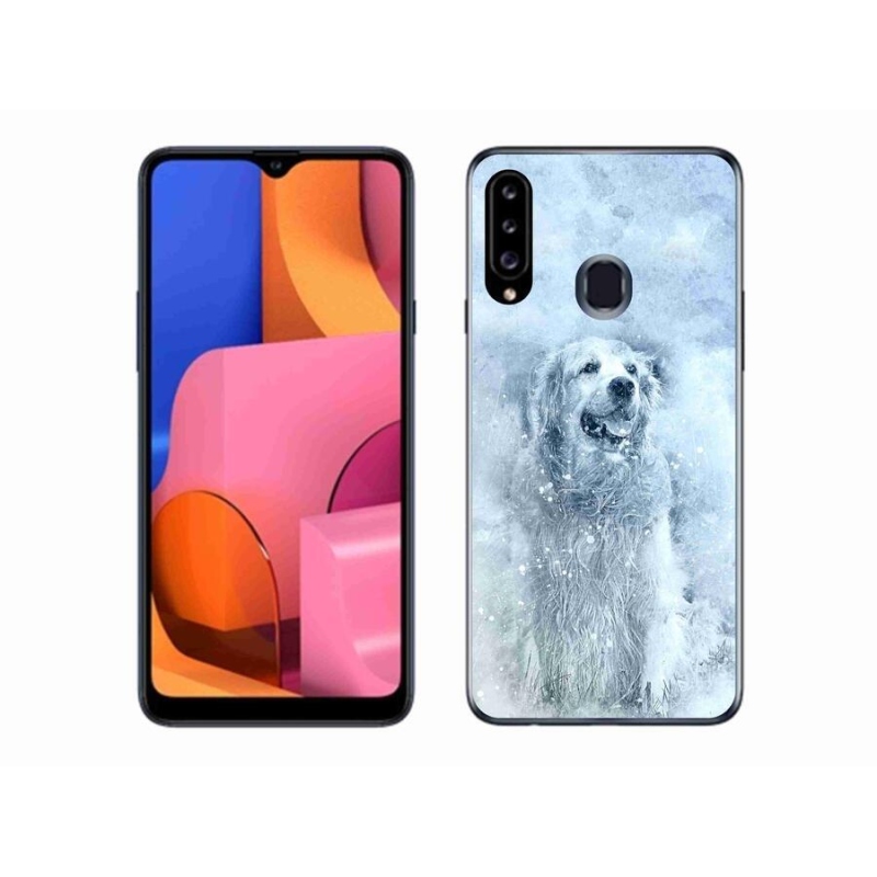 Gélový obal mmCase na mobil Samsung Galaxy A20s - retríver