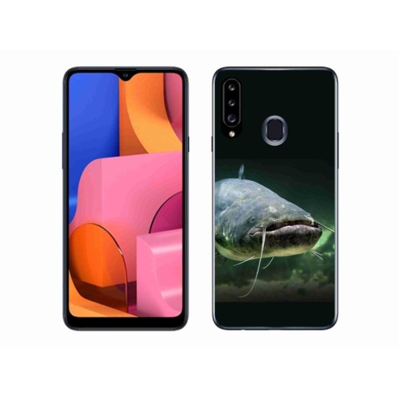 Gélový obal mmCase na mobil Samsung Galaxy A20s - sumec